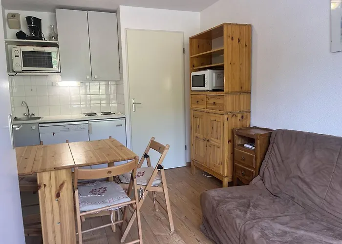 Plagne Soleil: 2 Pièces Avec Balcon, Accès Direct Pistes, Centre Proche Commerces - Fr-1-351-14 Appartement La Plagne